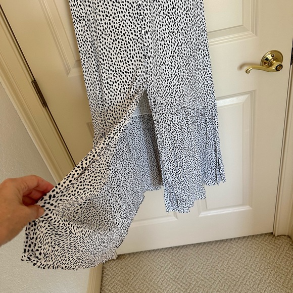 Massimo Dutti printed spots maxi dress - Picture 4 of 7